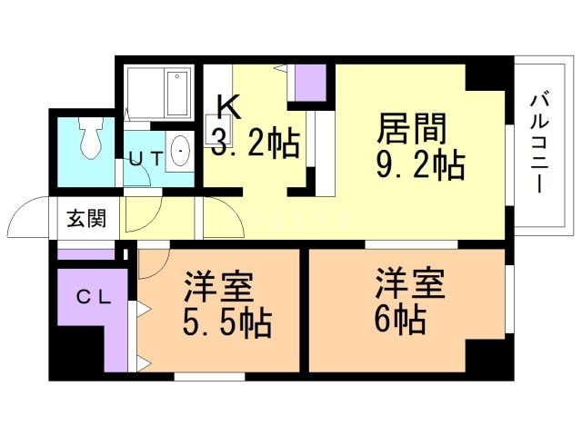 センタービル９１３の間取り