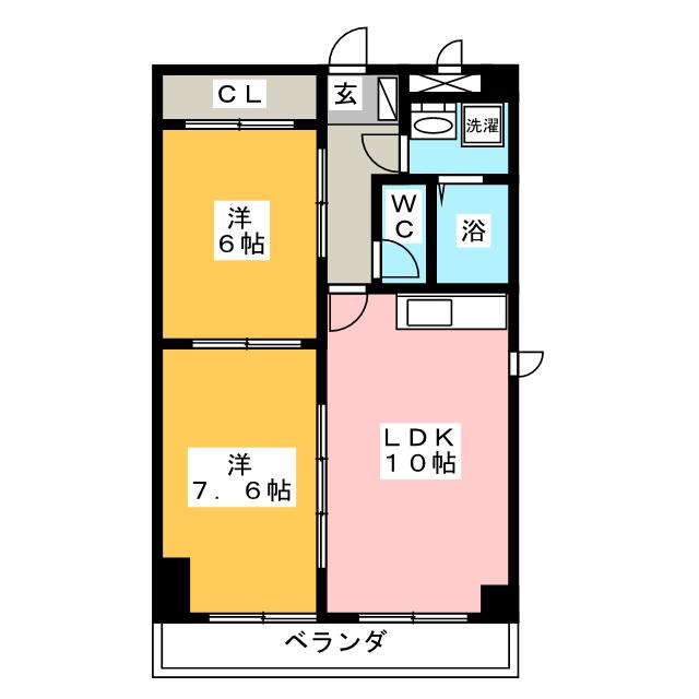 エステイタスＡＳ－１７の間取り