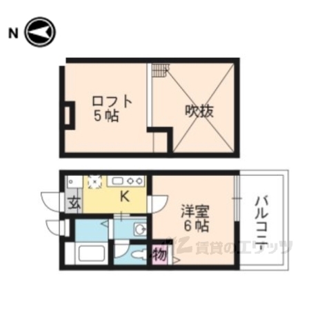 ロフティ京都西陣の間取り