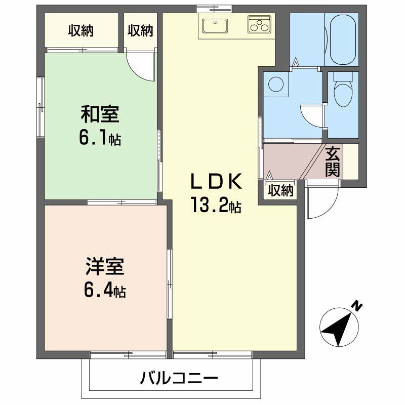 フォーレスエムズの間取り