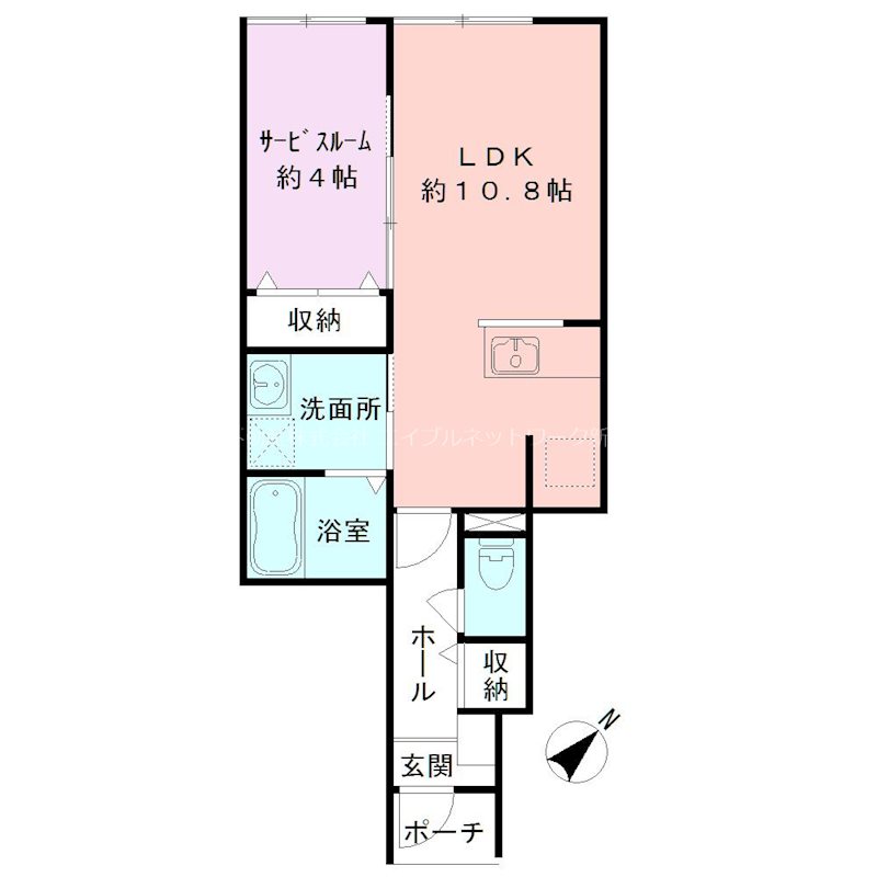 ベル・ヴェール田中町の間取り