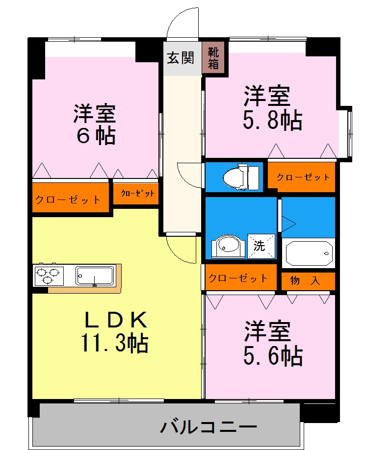 Ｂｌｏｅｍｅｎの間取り