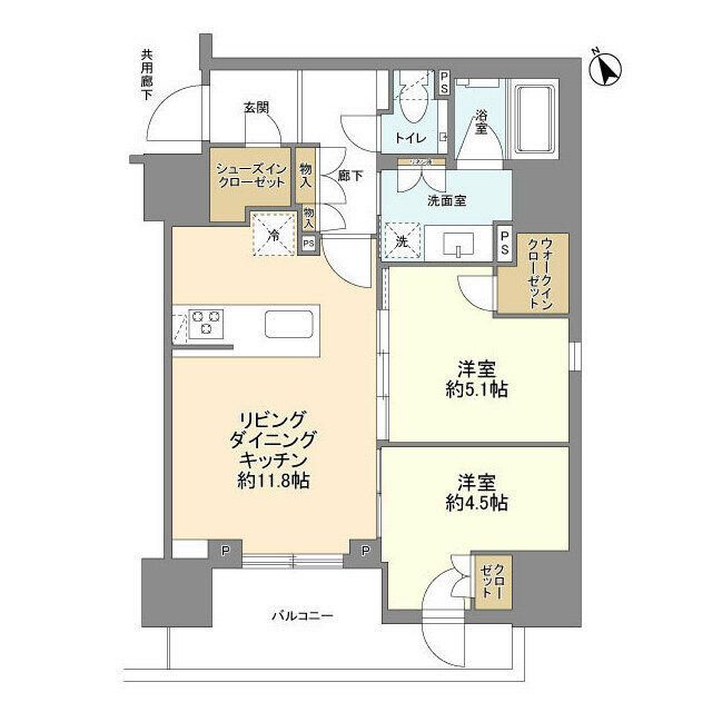 プラウド五反田の間取り