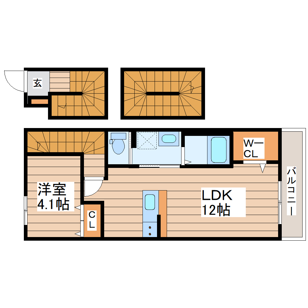 グリシーヌの間取り