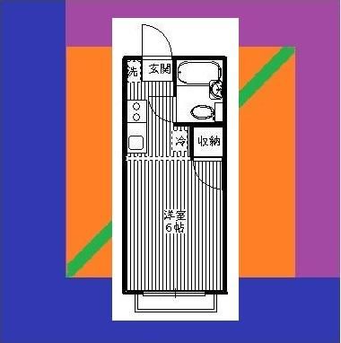 シャルム若松の間取り