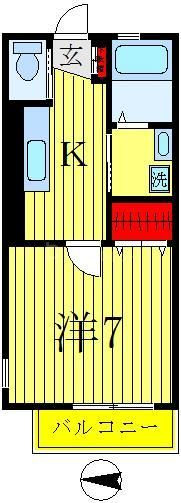 ヒューマンパレス馬橋IIの間取り