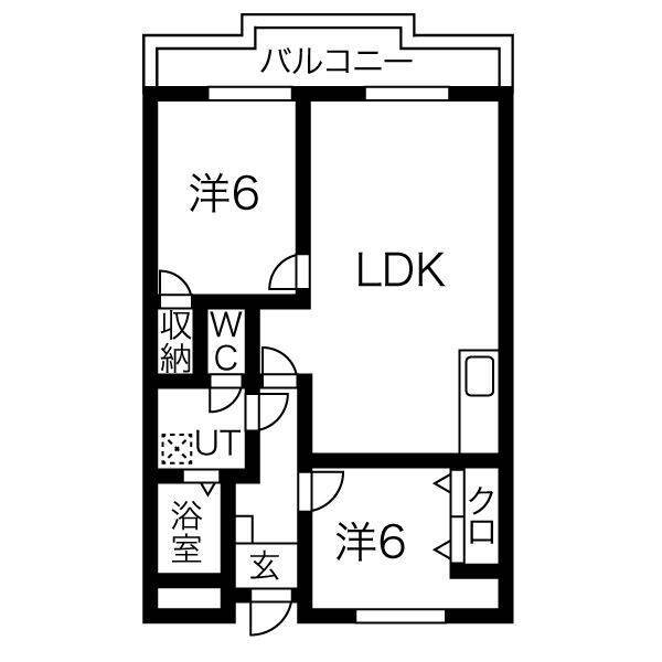 ブリッジコート新鵜沼の間取り