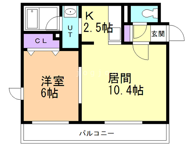 アバンセ二十四軒の間取り