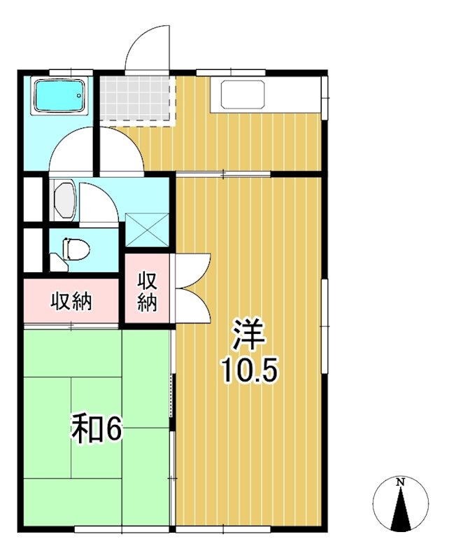 豊寿コーポＢの間取り