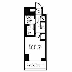 クラリッサ横浜シエルの間取り