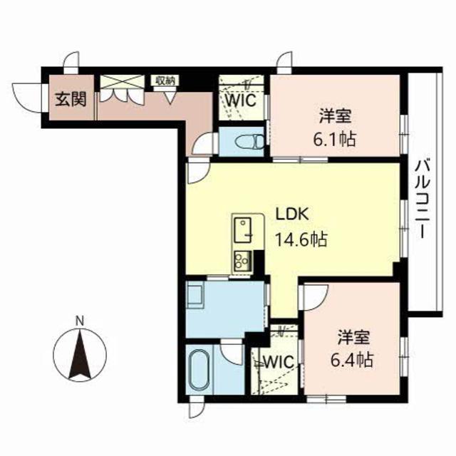 レフィシア西院の間取り