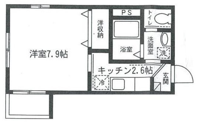 【小平市喜平町のアパートの間取り】