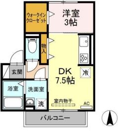 マ・シャンブル 片平の間取り