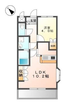 メゾンルミナスの間取り