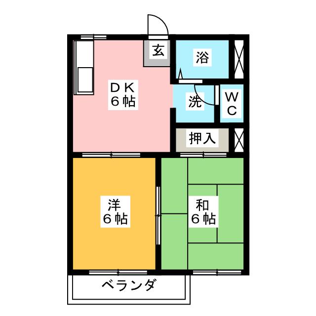 ルミエール池田の間取り