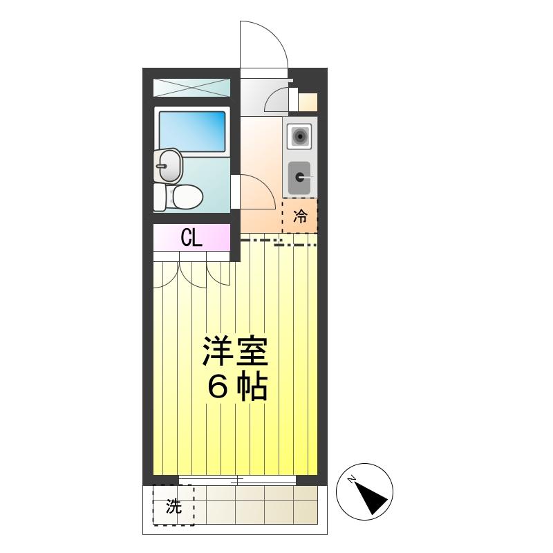 三ツ木菊野台ビルの間取り