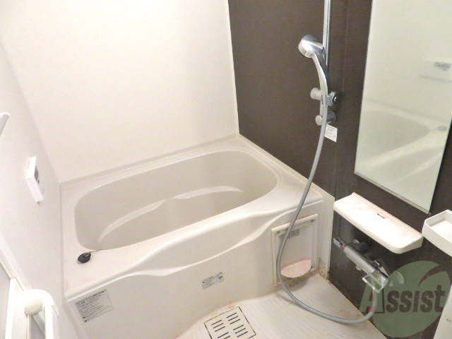 バス・シャワールーム　浴室は綺麗なうえに広めなので、ゆったりできそうです