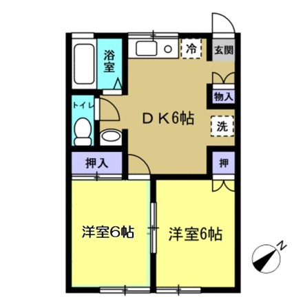 サニーコートの間取り