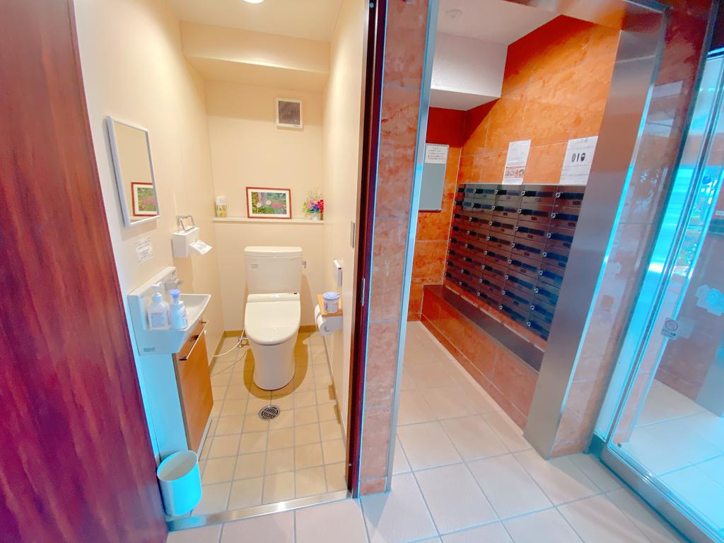 その他共有部分　1階エントランスにはみんなのトイレ（＾＾）清掃は管理人様にて