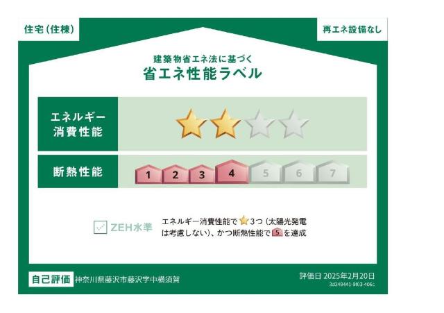 省エネ性能ラベル　省エネ性能ラベル