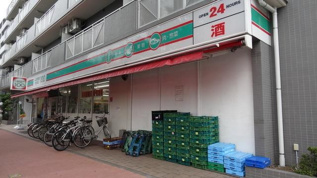 コンビニ　100円ローソン（コンビニ）まで711m