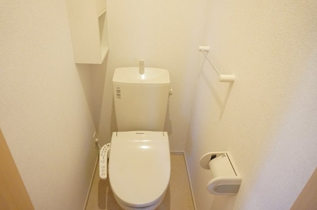 トイレ　ゆったりとした空間のトイレです