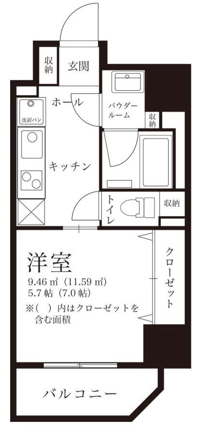 都営大江戸線 新御徒町駅 徒歩5分 11階建 築13年の間取り写真