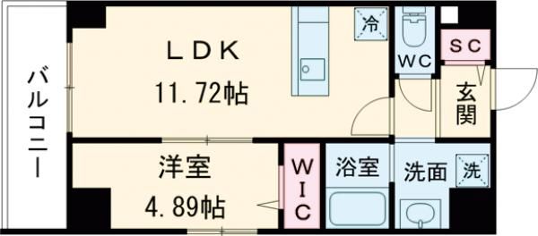 GRANDUKE栄elimaの間取り写真