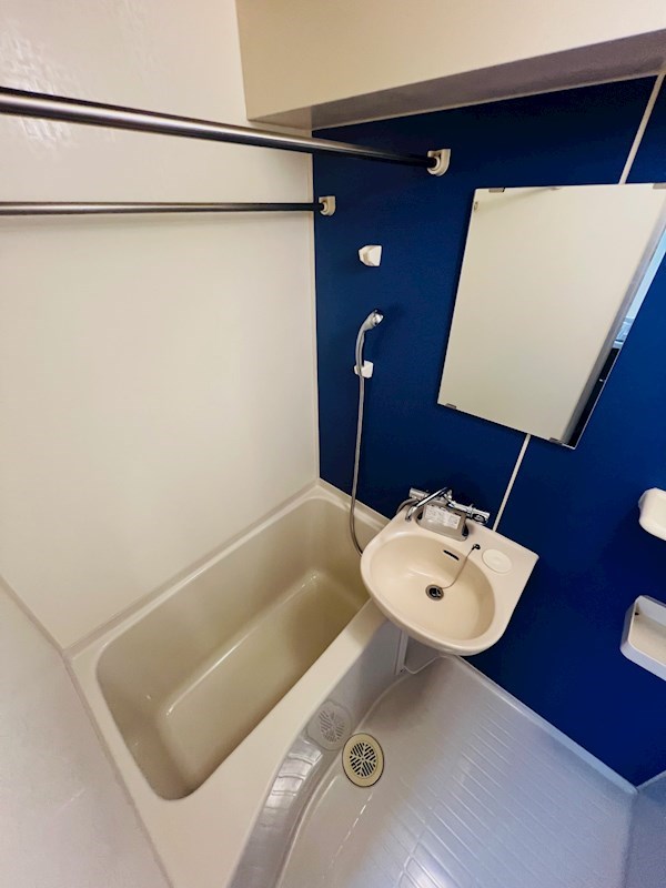 バス・シャワールーム　別のお部屋の同じ間取りの写真となります。