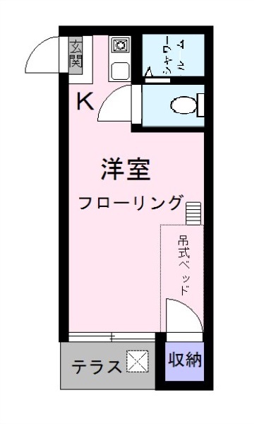 しらゆりハイツの間取り写真
