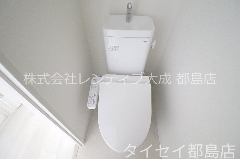 地下鉄谷町線 野江内代駅 徒歩4分 8階建 築5年のトイレ写真