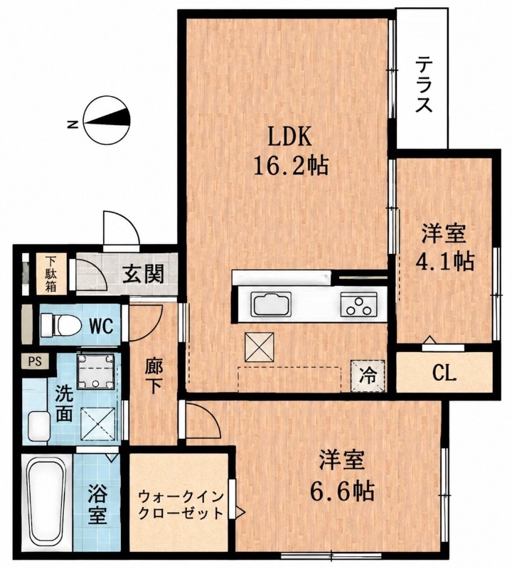 ＪＲ阪和線 南田辺駅 徒歩3分 3階建 新築の間取り写真