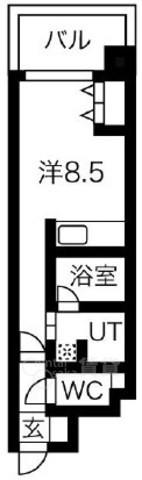アルグラッド福島EASTの間取り写真