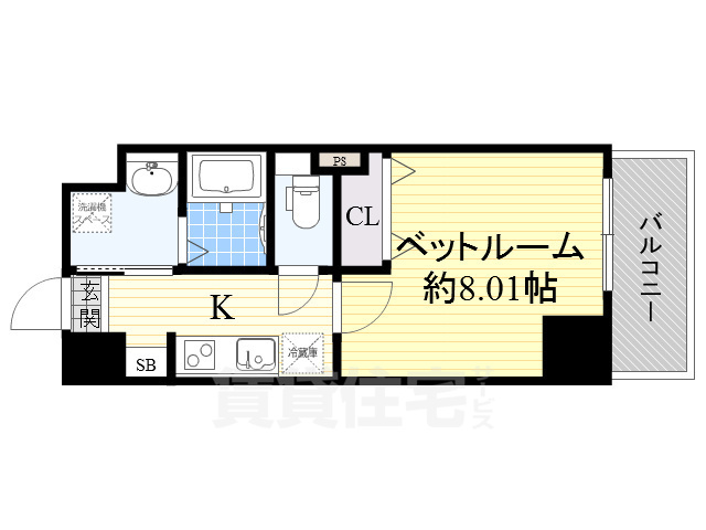 プレイズシード千代田の間取り写真