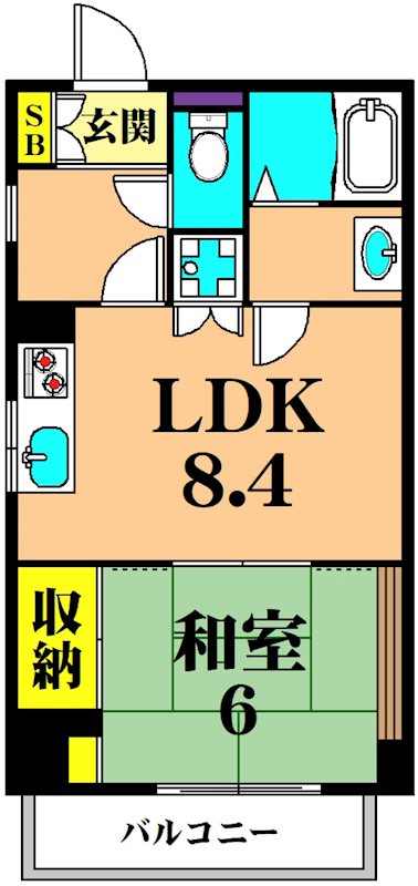 丸中ビルの間取り写真