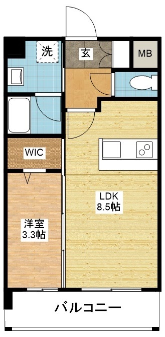 【デ・クメール滑石の間取り】