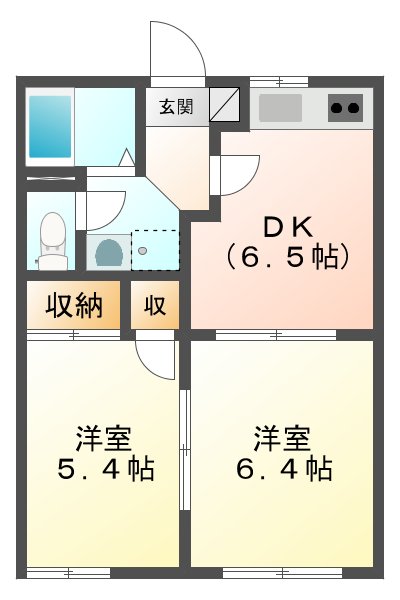 ＳＴクレドール２１の間取り