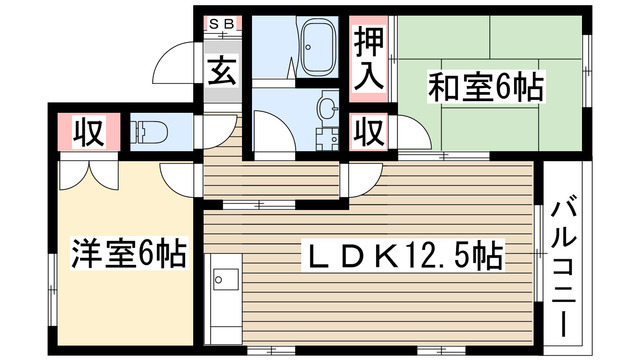 メゾンノンタントの間取り