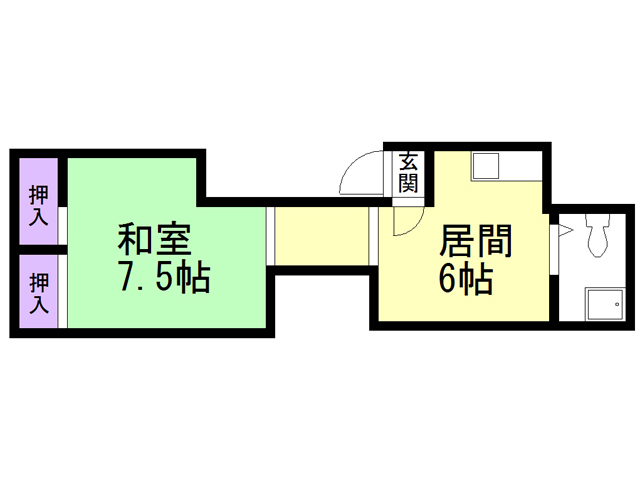 サンハイツの間取り