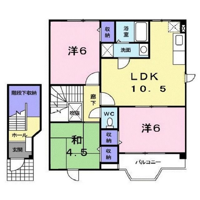 グランエトワールＡの間取り