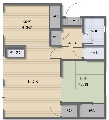 辰巳台ハイムの間取り