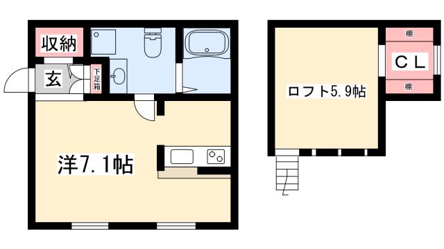 ロフト壱番館の間取り