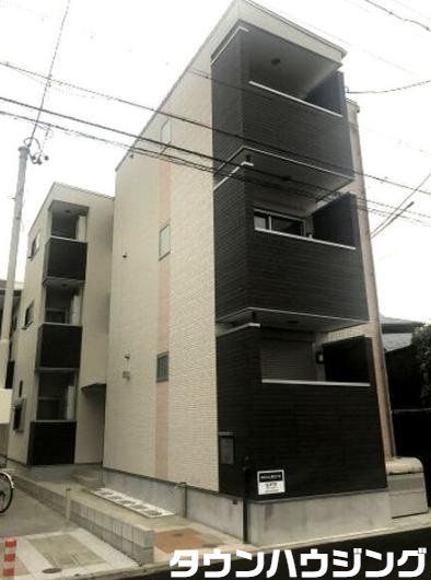 名古屋市中川区広住町のアパートの建物外観