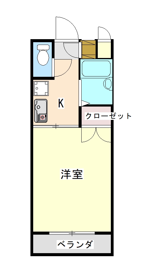 アップルコート紫原IIの間取り