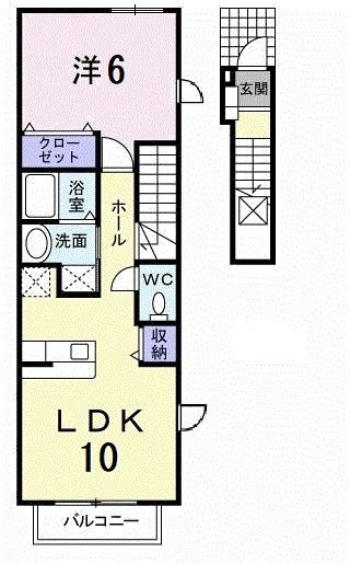 ステラ　プレッソ　Ｂの間取り