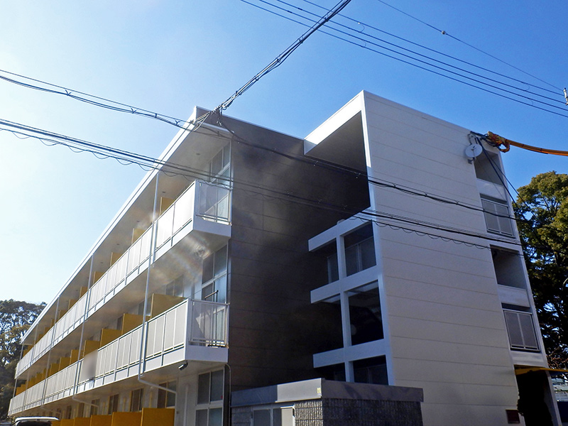 尼崎市大島のマンションの建物外観