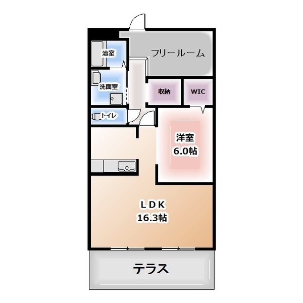 コーポ大門の間取り