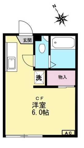 【文京区向丘のアパートの間取り】