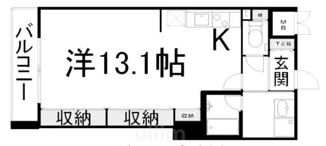 烏丸アネックスIIの間取り