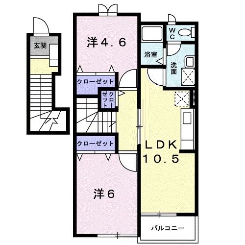 ドミールIIの間取り